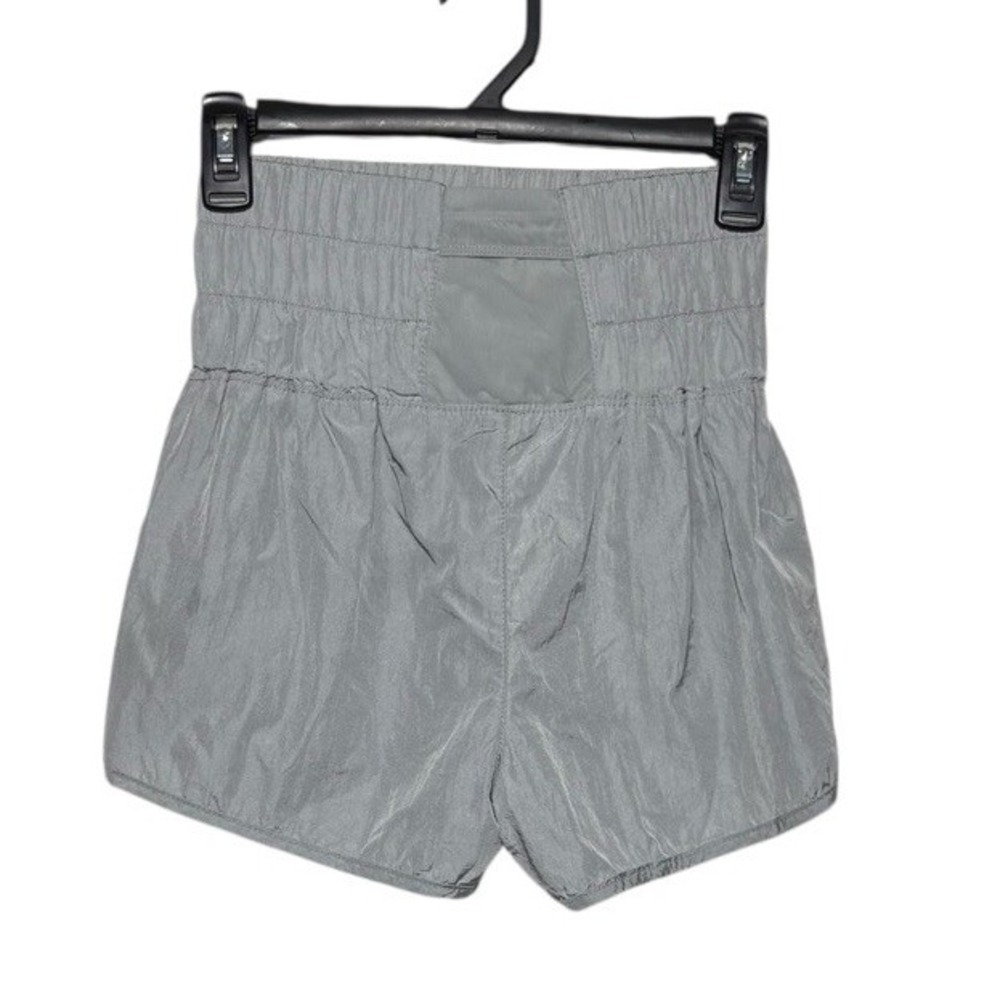 Free People Movement The Way Home Short Gray Size XS Smocked Waist - Picture 3 of 5